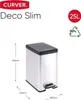 Curver Tretmülleimer Deco Schmal 25L Silbern Produktbild-Vorschau 18
