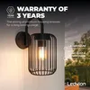 Ledvion Applique murale noir 15W douille E27 sans ampoule Voir les images du produit 4