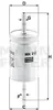 A technical drawing of a fuel filter with dimensions indicated. Anteprima dell’immagine prodotto