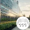A greenhouse with rows of plants and a close-up of greenhouse clips. Náhľad obrázku produktu