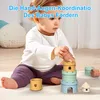 Stapelturm Baby Silikon Becher BPA-frei – Montessori Produktbild-Vorschau 6