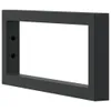 A black rectangular steel bracket is shown against a white background. Anteprima dell’immagine prodotto