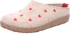 Haflinger Damen Pantoffel Schurwolle Herz Stickerei Grizzly Produktbild-Vorschau 2