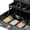Caisse à monnaie verrouillable, 5 compartiments à monnaie Voir les images du produit 3