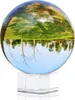 Intirilife Sklenená guľa so stojanom CLEAR CRYSTAL 70 mm - Náhľad obrázku produktu 1