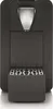 A front view of a black coffee capsule machine. Voir les images du produit