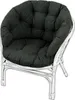 AMPO Polštářek pro křeslo Bahama ratanové křeslo zahradní Náhled obrázku produktu 4