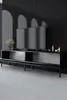 Skye Decor, Lord - Black, szafka pod telewizor, czarna, 180 Podgląd zdjęcia produktu 2