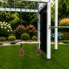 TRIBECCO Trapezschaukel mit Griffen & verstellbarem Seil – Produktbild-Vorschau 3