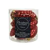 Christbaumschmuck Zapfen 6cm Glas 12 Stück - Weihnachtsrot Produktbild-Vorschau 3