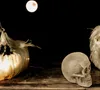 Leuchtender Totenkopf LED Dekofigur Produktbild-Vorschau 5