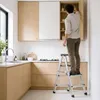 tectake® Doppelseitige Aluminium Trittleiter 4 Stufen, Produktbild-Vorschau 8