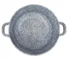 A top-down view of a speckled gray pot with two handles against a white background. Produktbild-Vorschau