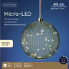 Lumineo Micro LED bal Lampe ø20 cm - 40 LED lampjes - Groen Produktbild-Vorschau 2