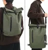 vidaXL Fahrradtasche Oliv 31 x 13 x 58 cm Polyester Produktbild-Vorschau 2