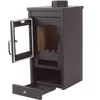 Kaminofen 7kW Holzofen Kachelofen Werkstattofen Heizofen Produktbild-Vorschau 5