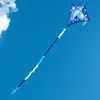 Kinderdrachen Wolkensturmer Eddy Shark 1171 Blau 75 x 75 cm Anteprima dell’immagine prodotto 2
