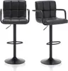 Meisterhome® Barhocker 2er Set - Höhenverstellbar mit lehne Produktbild-Vorschau 1