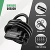ROCKBROS Fahrradschloss 4-stelliges Zahlenschloss 11 mm Produktbild-Vorschau 2