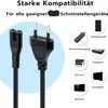 1m Stromkabel C7 Eurostecker Achterstecker 2-poliges Produktbild-Vorschau 3