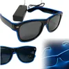 Leuchtende Brille LED-Gadget Party lustige blaue Rahmen St. Produktbild-Vorschau 1
