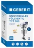 GE typ 383 plnicí ventil, WA boční 3/8", mosazný nippel, Náhled obrázku produktu 5