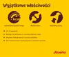 Marketing image with icons and bullet points describing product features. Podgląd zdjęcia produktu