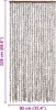 vidaXL Záves proti hmyzu Taupe a White 90x220 cm Chenille Náhľad obrázku produktu 7