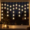 40er LED Sternenvorhang Lichterkette Lichtervorhang IP44 warmweiß Anteprima dell’immagine prodotto