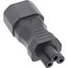 INLINE Netzadapter IEC 60320 C14 C5 3pol. Kaltgeraete Produktbild-Vorschau 1