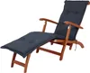 Auflage Deckchair Florence 2179 anthrazit 190x50x6 Produktbild-Vorschau 1