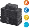Lavea® Elena 10-teiliges Handtuch Set - 100% Baumwolle, 4x Produktbild-Vorschau 3