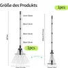 Laubrechen Verstellbar, Fächerbesen Laubbesen, Produktbild-Vorschau 2