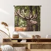 MuchoWow® Wandteppich Wandbehang Hirsch - Natur - Geweih - Produktbild-Vorschau 6
