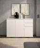 Sideboard Brest - 119x35x84cm - 3 Türen und 2 Schubladen - Produktbild-Vorschau 4
