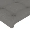 vidaXL Tête de lit gris foncé 90x5x78/88 cm Tissu Voir les images du produit 4