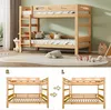 okwish Letto a castello 90x200 cm, divisibile in 2 letti Anteprima dell’immagine prodotto 12
