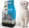 A bag of Hilton cat litter is shown next to a white kitten. Anteprima dell’immagine prodotto