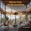Moderne LED plafondlamp 4-ring, trappenloos dimbaar, Podgląd zdjęcia produktu 5