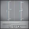 JOHO Asta doccia 100 cm in acciaio inox Asta doccia Anteprima dell’immagine prodotto 7