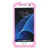 A pink phone case is shown on a white background, with a Samsung Galaxy S7 phone inside. Produktbild-Vorschau