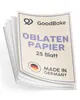 GoodBake Oblatenpapier DIN A4 25 Blatt – bedruckbares Produktbild-Vorschau 1