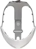 A product shot of a gray and white head strap accessory for a face mask. Anteprima dell’immagine prodotto