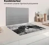 KitchenYeah© Herdabdeckplatte Zwei Zebras , 70x52cm, Küche Produktbild-Vorschau 3
