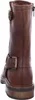 A single brown leather boot shown from the back. Produktbild-Vorschau