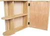 Spiegelschrank Bad mit Ablagen - Teakholz - Naturfarben - Produktbild-Vorschau 3