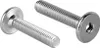Flachkopfschrauben M6 Möbelschrauben Möbelverbinder 30mm Produktbild-Vorschau 1
