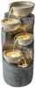 Outsunny Springbrunnen 5-stufig Gartenbrunnen mit LED Produktbild-Vorschau 1