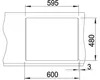 Spüle Blanco METRA 6 615 x 500 mm weiß 516157 Produktbild-Vorschau 4