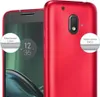 Cadorabo Schutzhülle für Motorola MOTO G4 PLAY Hülle in Rot Produktbild-Vorschau 5